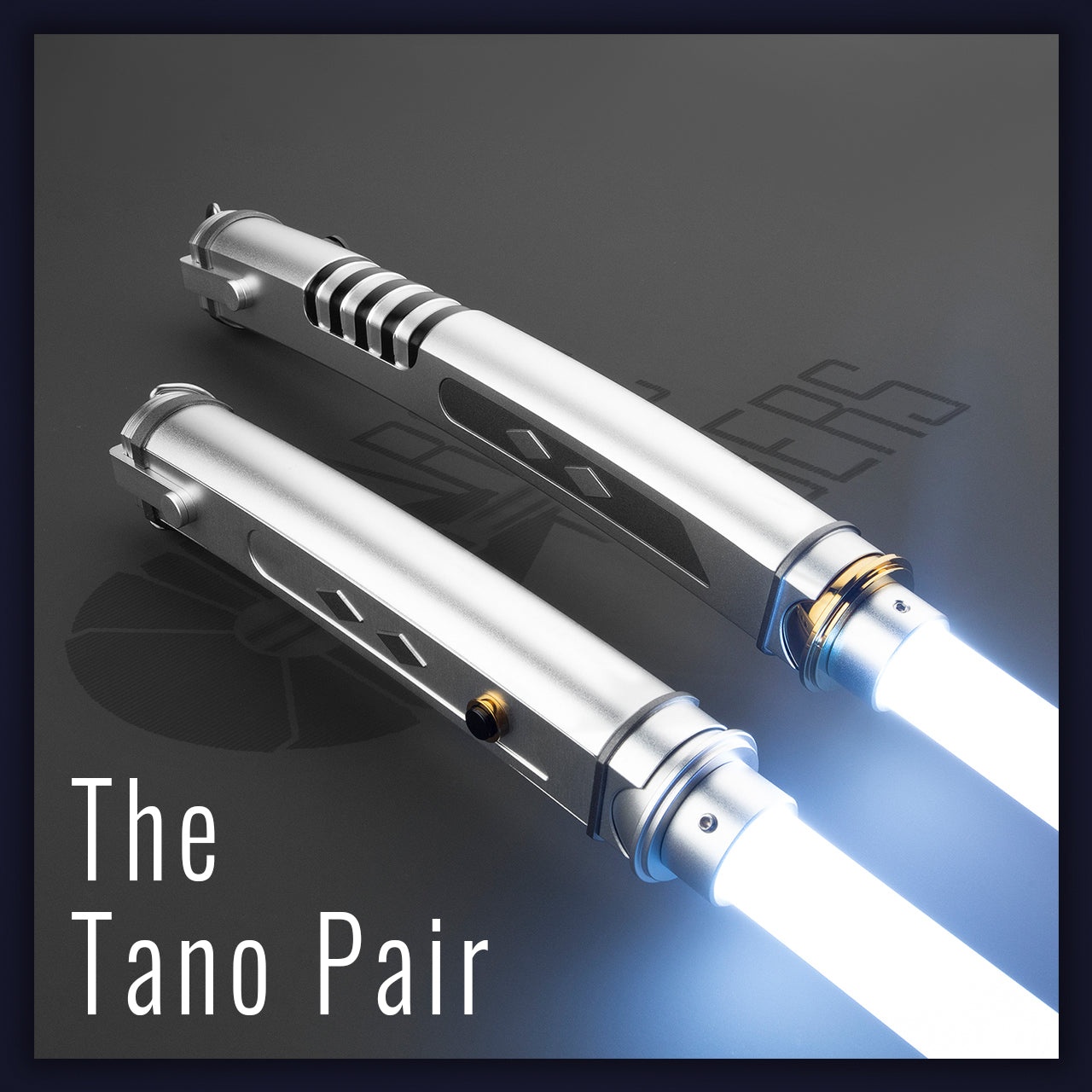 The Tano Pair Baselit & Xenopixel Parsec Saber-Character Inspired Saber-Parsec Sabers