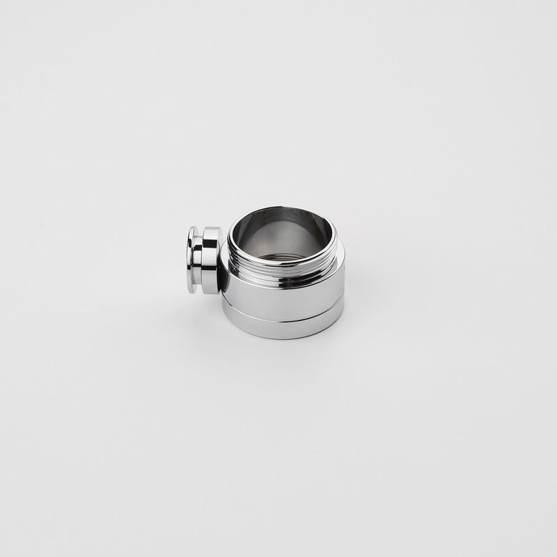 Half-Thread Connector hilt component – electroplated silver