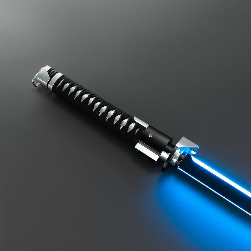 The Ronin2.0 Xeno Pixel lightsaber inspired by Ronin – Xeno3 pixel with blue blade by Parsec Sabers