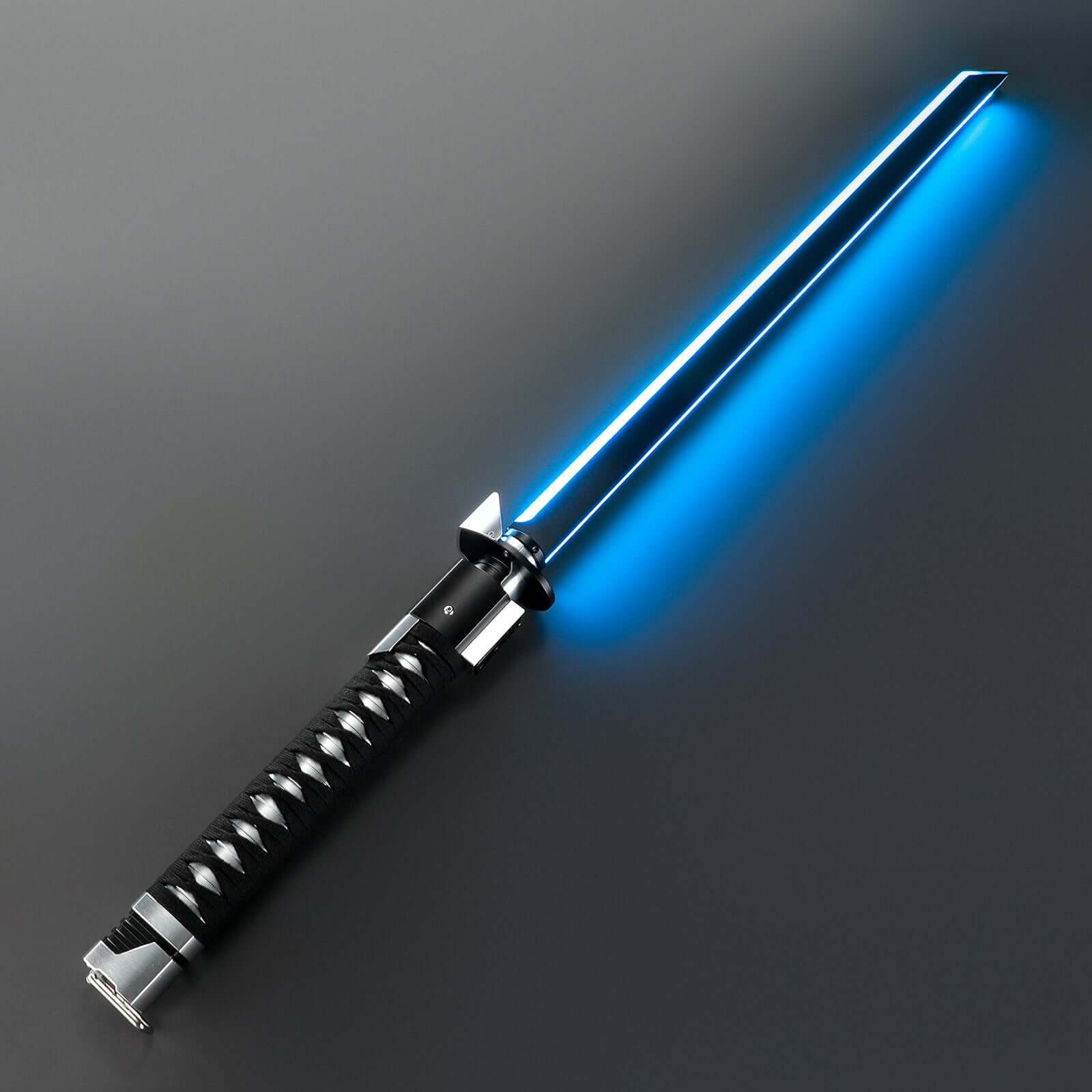 The Ronin2.0 Xeno Pixel lightsaber inspired by Ronin – Xeno3 pixel with blue blade by Parsec Sabers
