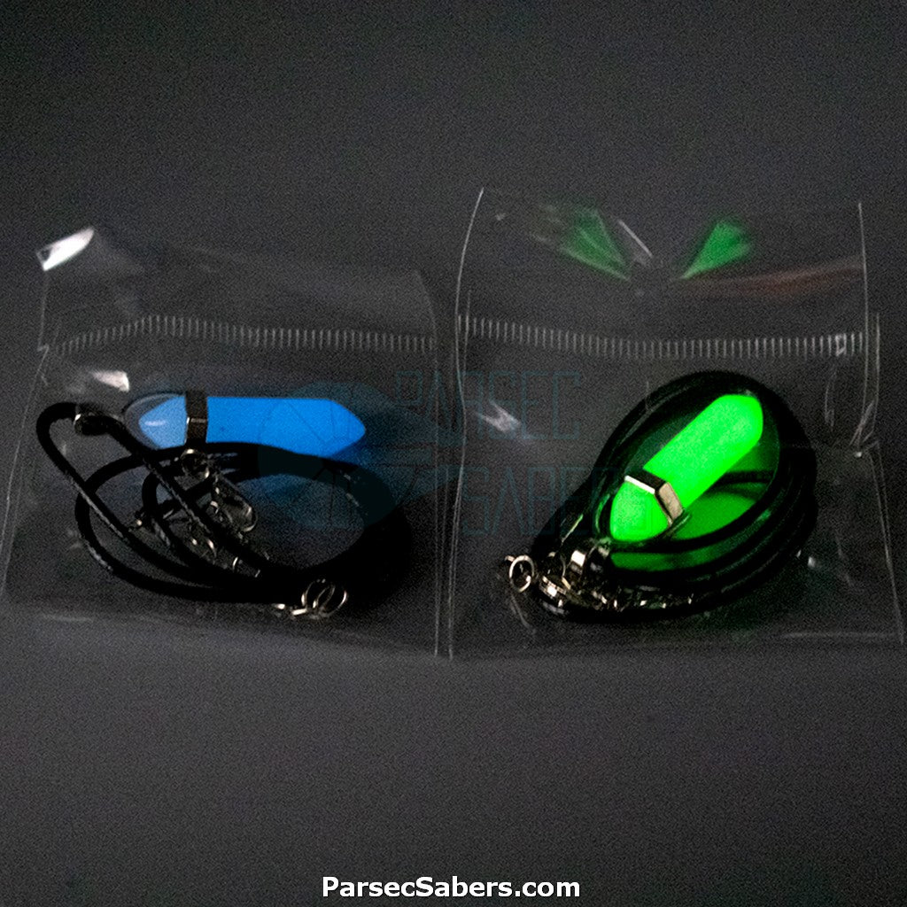 Colgante de cristal de sable que brilla en la oscuridad - Parsec Sabers-3