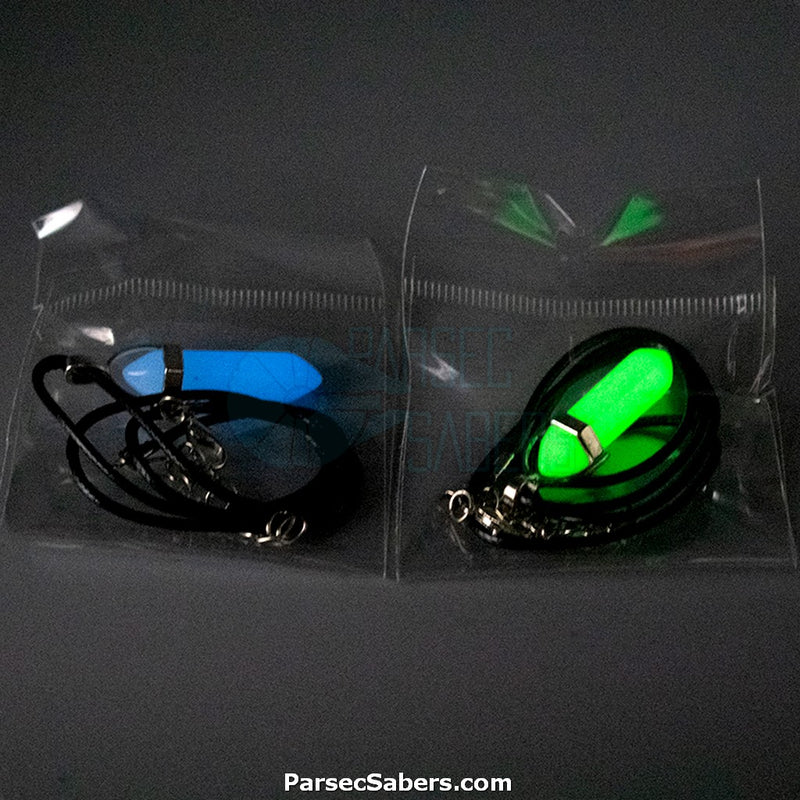 Colgante de cristal de sable que brilla en la oscuridad - Parsec Sabers-3