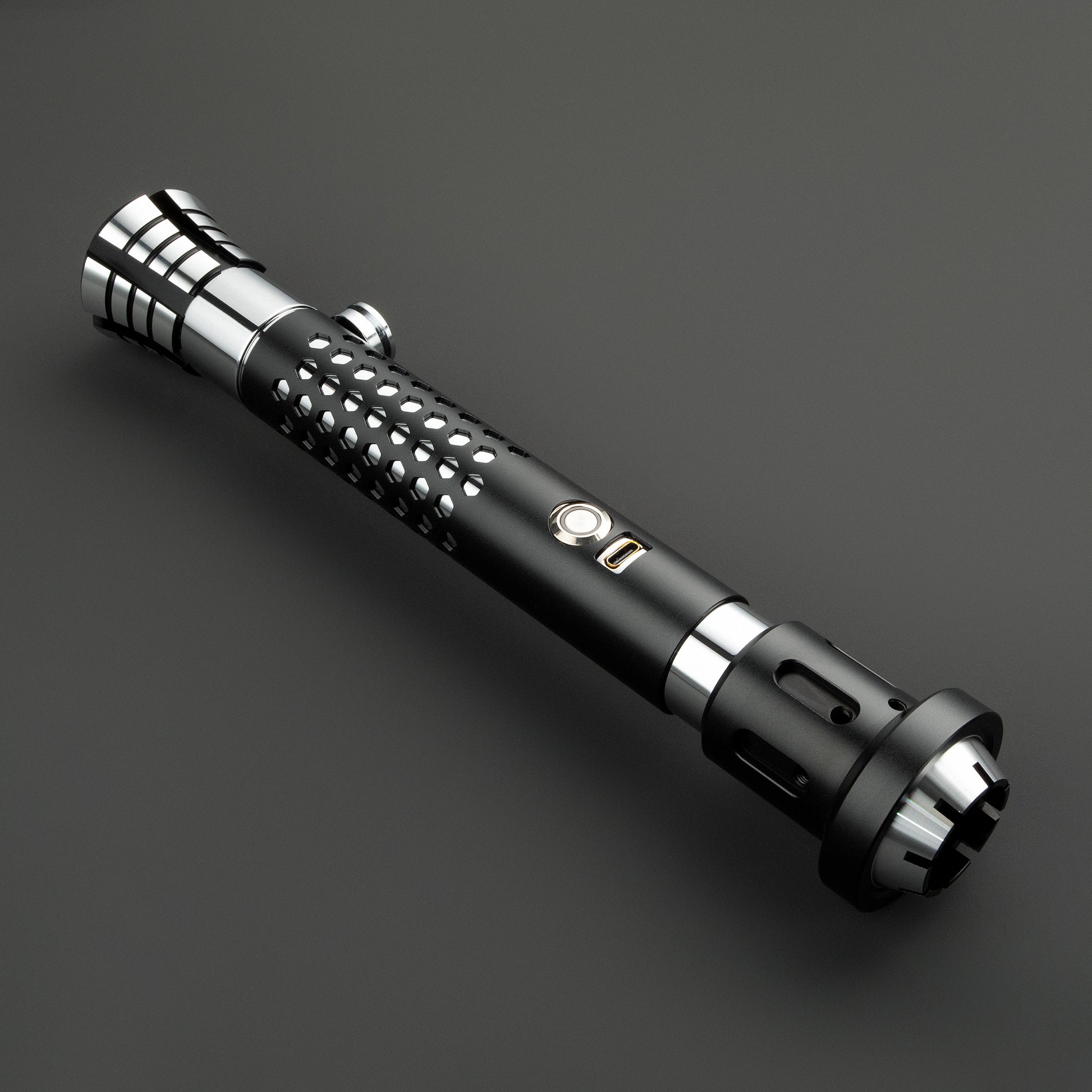 The Garnet lightsaber – view 2