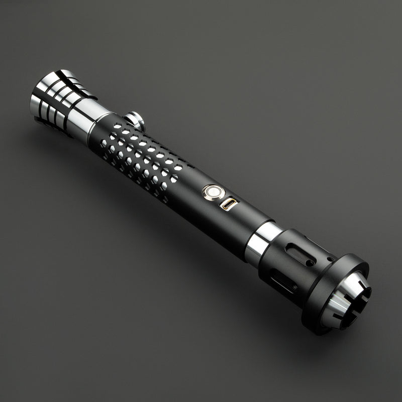 The Garnet lightsaber – view 2
