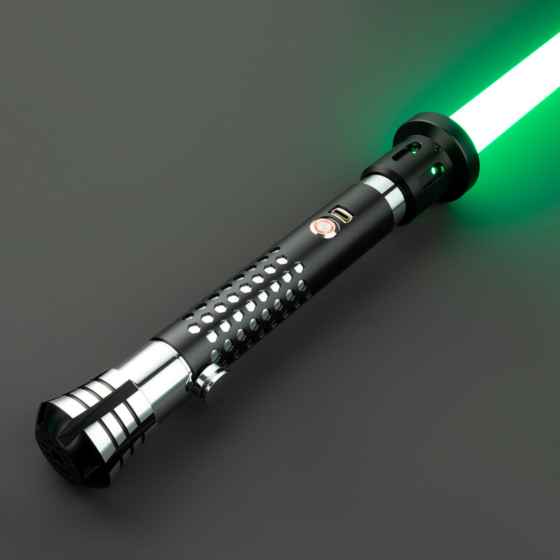 The Garnet lightsaber – view 5