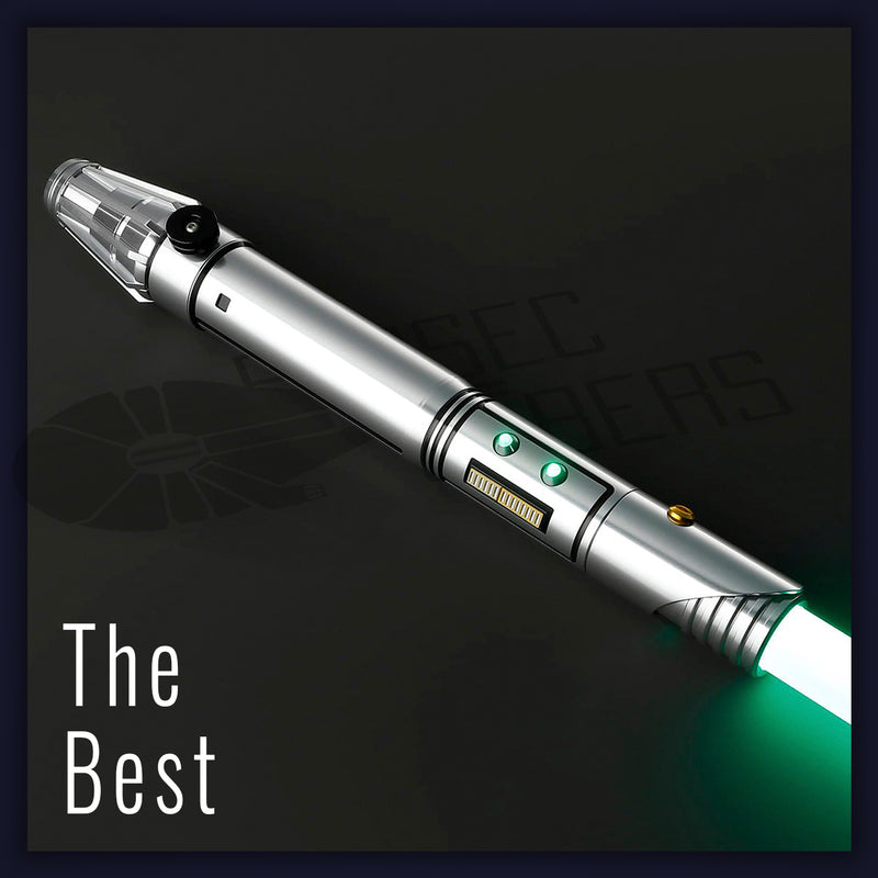 kelleran beq from Star Wars: the Mandalorian inspired lightsaber