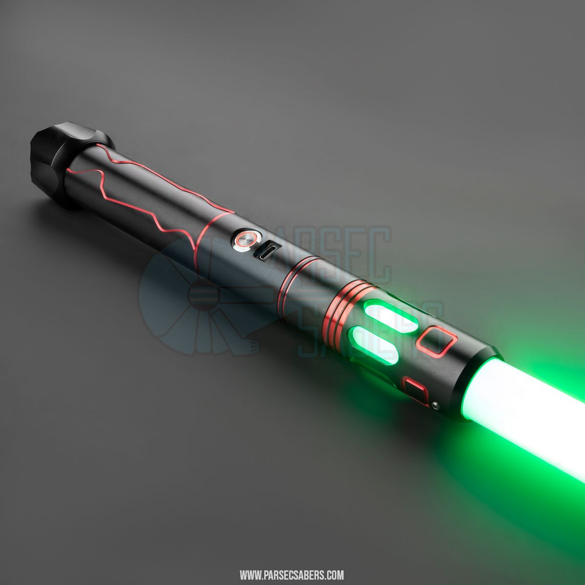 El sable parsec Crimson Xeno RGB y Xeno Pixel (Xeno3)-10