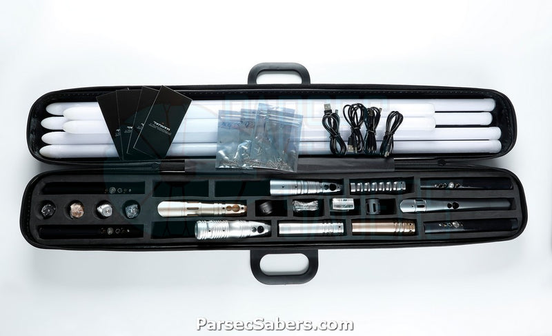 Parsec Baselit Mystery Box – surprise Xeno3 RGB lightsaber by Parsec Sabers