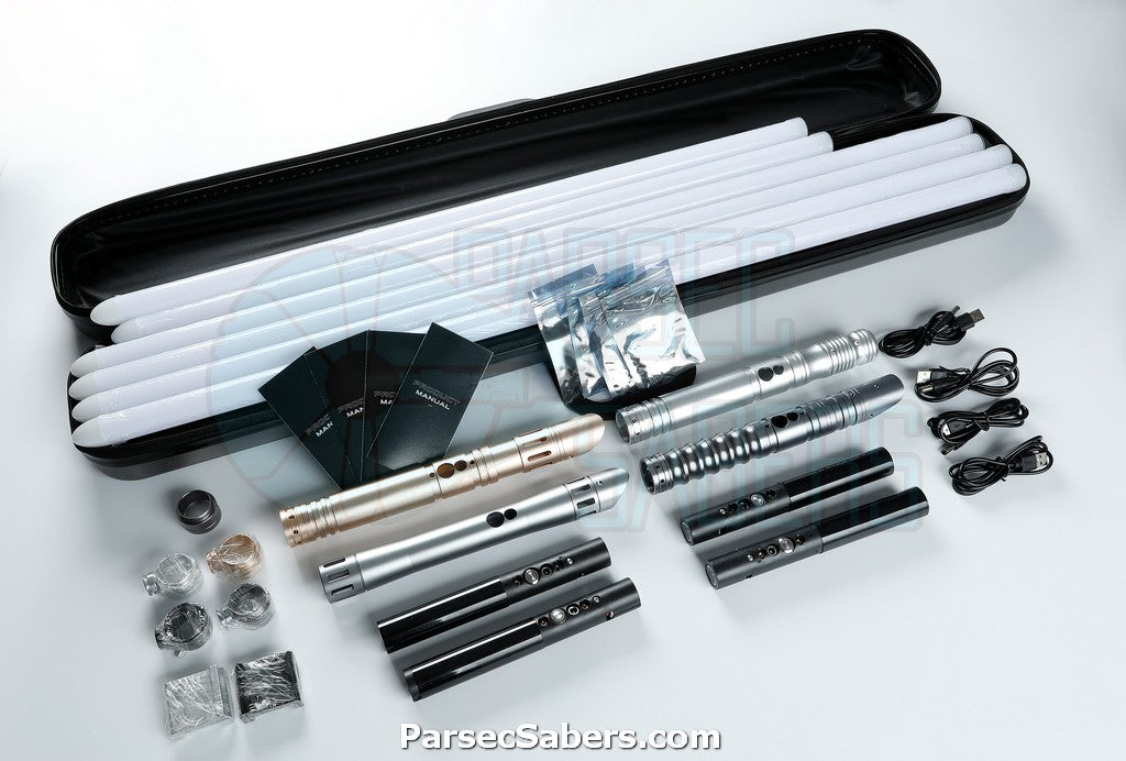 Parsec Baselit Mystery Box – surprise Xeno3 RGB lightsaber by Parsec Sabers
