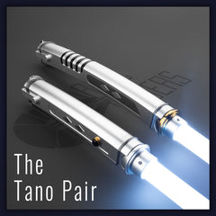 The Tano Pair Baselit & Xenopixel Parsec Saber-Character Inspired Saber-Parsec Sabers